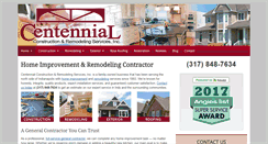 Desktop Screenshot of centennialconstructionremodeling.com